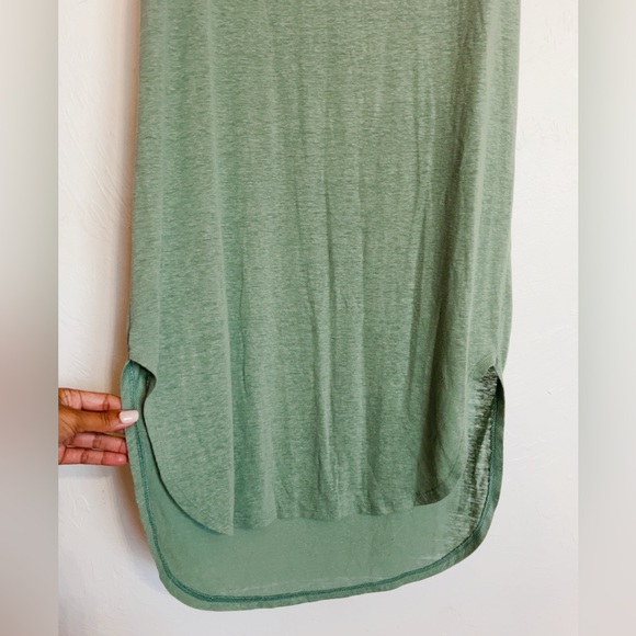 🌵AERIE LINEN HIGH LOW TANK MIDI DRESS - Picture 5 of 6